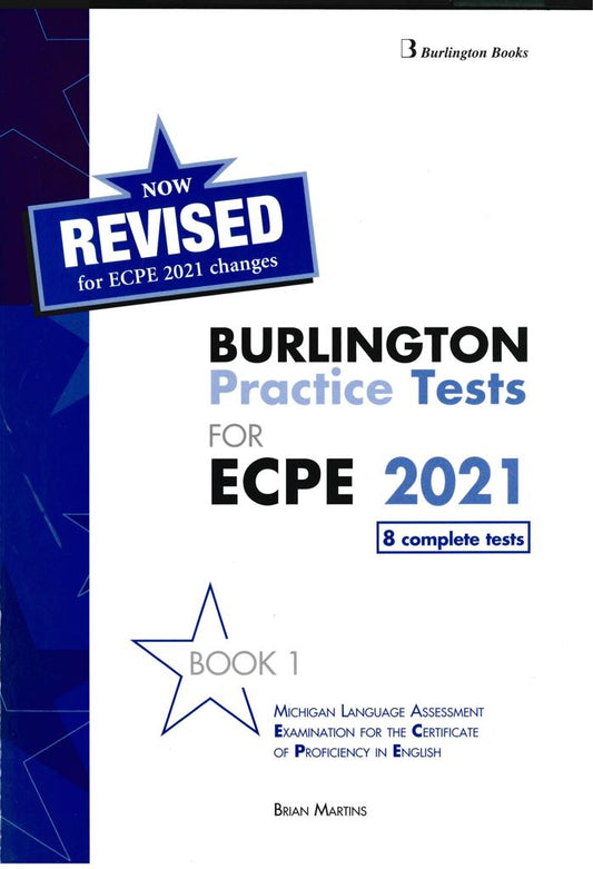 REVISED BURLINGTON PRACTICE TESTS FOR ECPE 2021 BOOK 1 STUDENT'S BOOK